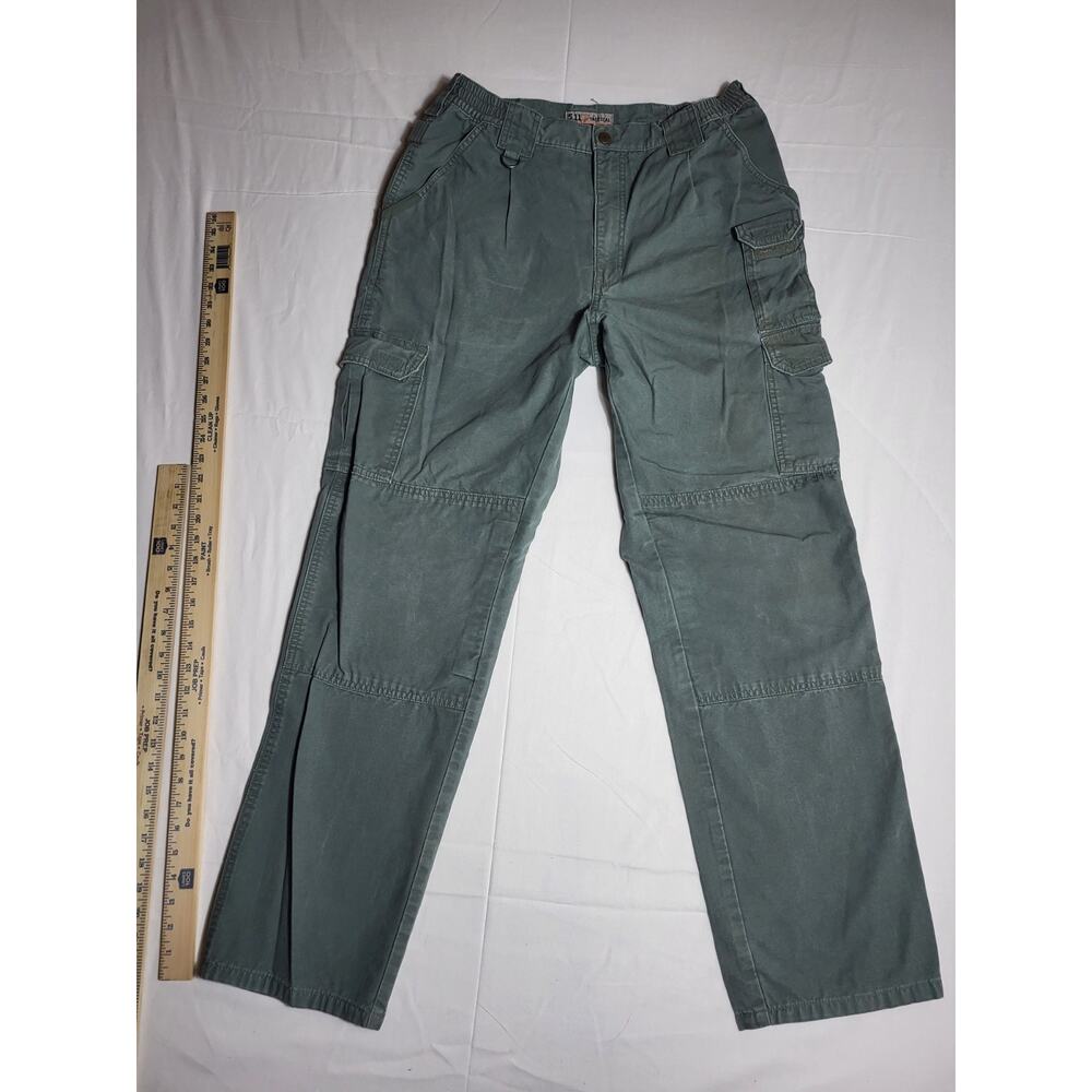 5.11 Tactical Men’s Cargo Pants Green Size 34x34 Work Utility Hiking Outdoors